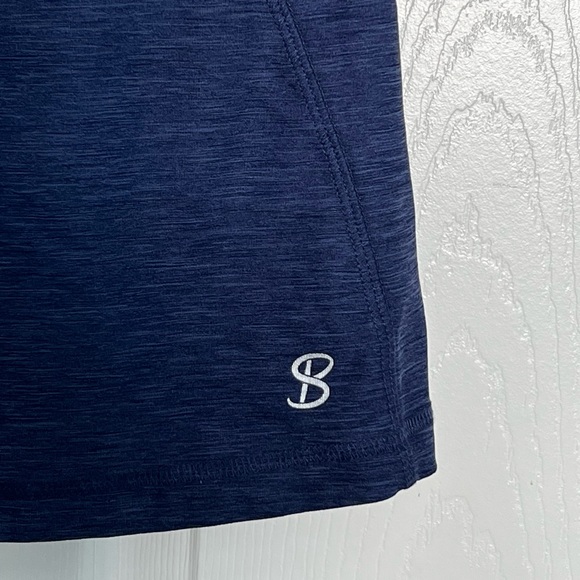 Sofibella Racer Back Tennis Tank with Built-in Bra - Picture 4 of 9